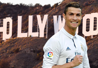 Ο Κριστιάνο Ρονάλντο στον κόσμο του κινηματογράφου μαζί με τον σκηνοθέτη Μάθιου Βον