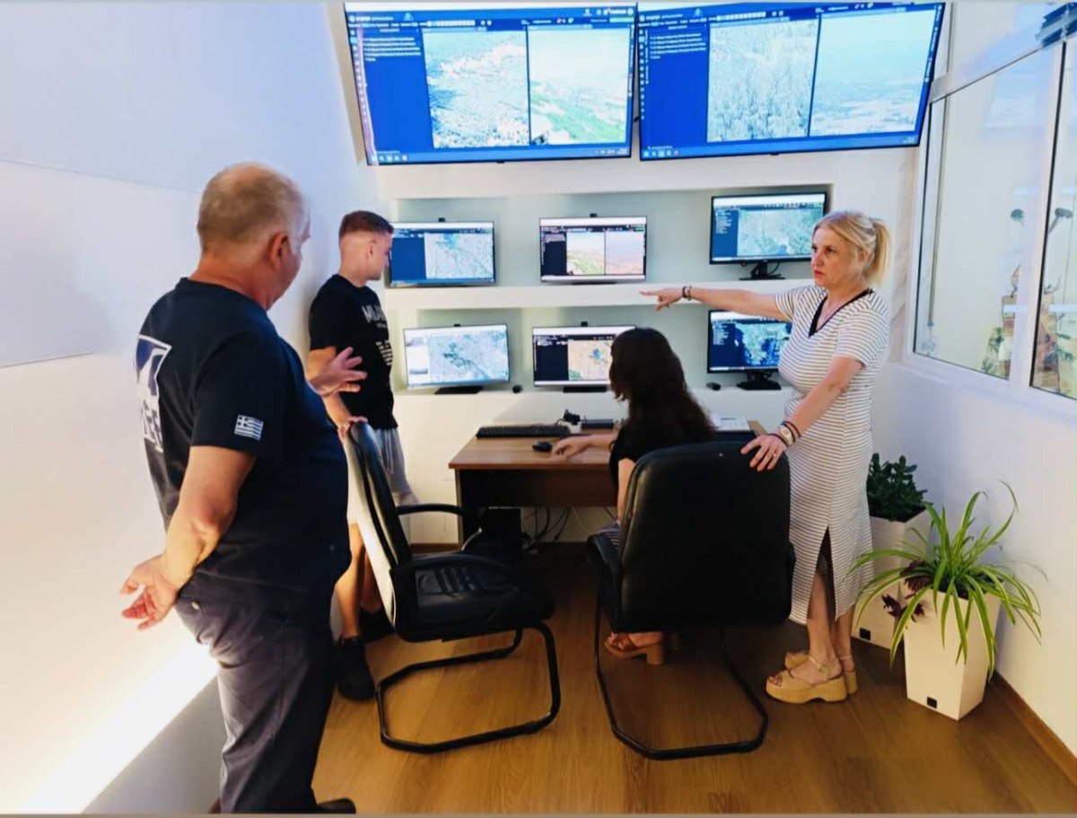 Το σύστημα δασοπροστασίας με θερμικές κάμερες του δήμου Ωραιοκάστρου