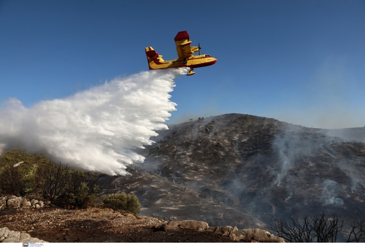 Φωτιά στην περιοχή Νερόμυλος Μεσσηνίας – Ήχησε το 112