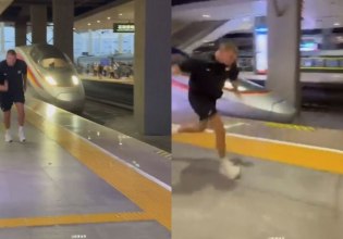 «Τιτανομαχία» Γιόκιτς και… τρένου: Απίστευτο «100άρι» από τον Σέρβο (vid)