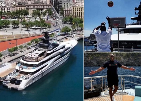 Το υπερπολυτελές γιοτ του «θρύλου» Μάτζικ Τζόνσον διαθέτει μέχρι και γήπεδο μπάσκετ (vid)