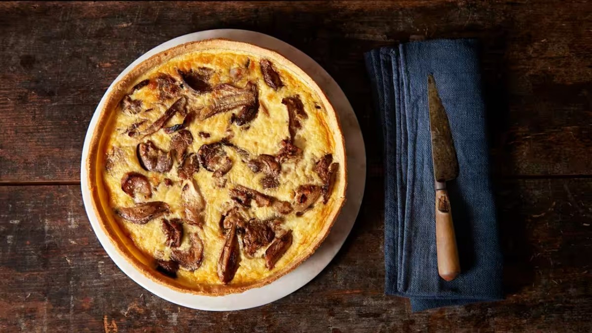 Συνταγή: Τάρτα μανιταριών με κατσικίσιο τυρί