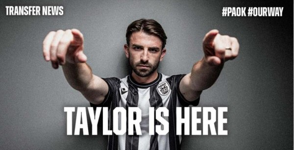Επίσημο: Στον ΠΑΟΚ ο Τέιλορ