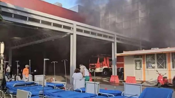 Γεωργιάδης για τη φωτιά στο νοσοκομείο «Άγιος Ανδρέας»:  Δεν κινδυνεύει κανένας ασθενής – Τα αίτια ερευνώνται