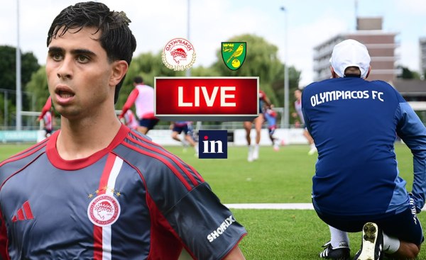 LIVE: Νόριτς – Ολυμπιακός