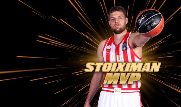 Ο Σάσα Βεζένκοφ αναδείχθηκε MVP της σεζόν στην Stoiximan GBL