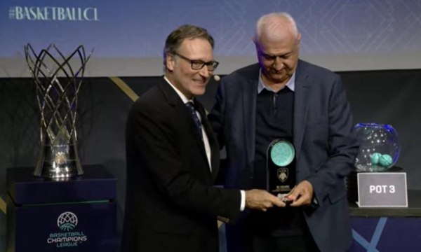 Το BCL τίμησε την ΑΕΚ – Σάκοτα: «Υποστηρίζουμε αυτή τη διοργάνωση»