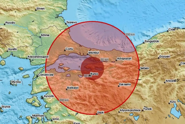 Νέος σεισμός στην Τουρκία – Αισθητός σε Κωνσταντινούπολη και Προύσα