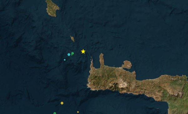 Σεισμός τώρα: Σεισμική δόνηση στα Αντικύθηρα – Αισθητός στην Αττική