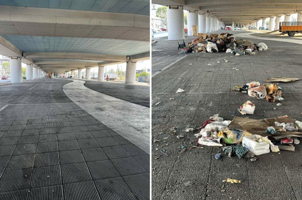 Συντονισμένη επιχείρηση καθαριότητας σε γέφυρες της πόλης