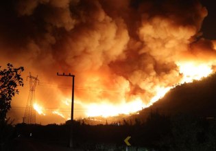Τουρκία: Ανεξέλεγκτη πυρκαγιά στην Προύσα – Εικόνες καταστροφής