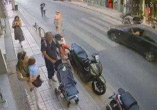 Ηράκλειο Κρήτης: Σοκαριστικό τροχαίο – Αυτοκίνητο παρασύρει δικυκλιστή