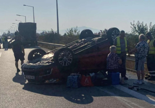 Θεσσαλονίκη: Ρυμουλκούμενο νταλίκας αποκολλήθηκε και έπεσε σε αυτοκίνητο στα Μάλγαρα