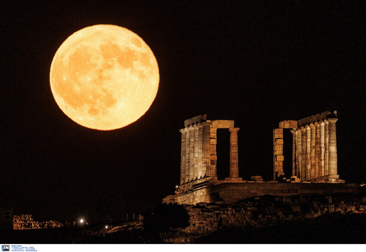 Πανσέληνος του οξύρρυγχου: Μαγικές εικόνες πάνω από την Ελλάδα