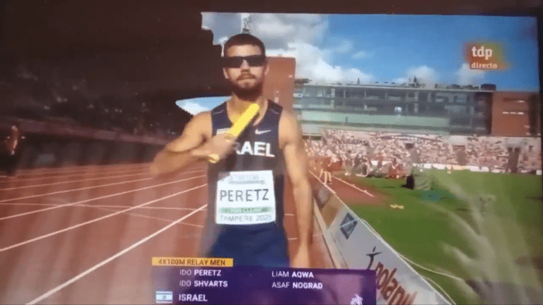 Ισραηλινός σπρίντερ έκανε χειρονομία αποκεφαλισμού on camera πριν την εκκίνηση (vid)