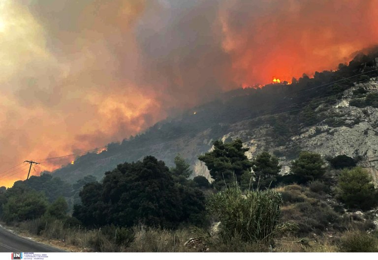 Πού έχει φωτιά τώρα – Live ο χάρτης με τα πύρινα μέτωπα στην Ελλάδα