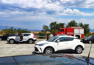 Λάρισα: Φωτιά στην Εθνική Οδό, στο ύψος της Χάλκης – Διακοπή της κυκλοφορίας