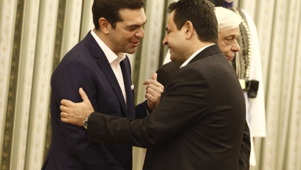 Μια υπόσχεση έφερε τον Αλέξη Τσίπρα και τον μικρό γιο του Νεκτάριου Σαντορινιού στο γήπεδο της ΑΕΚ