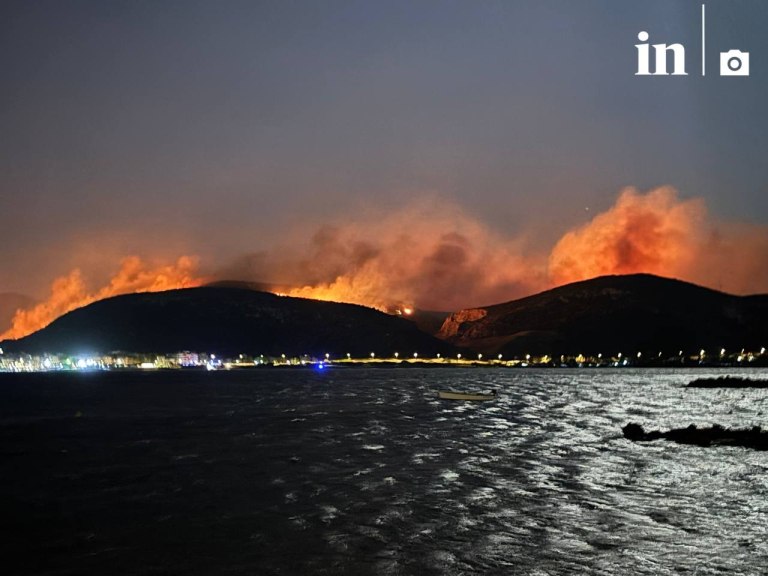 Εικόνες Αποκάλυψης από τη φωτιά στην Αττική – Ανατριχιαστικά βίντεο από τον ζωντανό εφιάλτη το λεκανοπέδιο