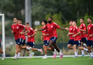 Ολυμπιακός: Η τελευταία προπόνηση πριν το σπουδαίο φιλικό με τη Νάπολι (pics)