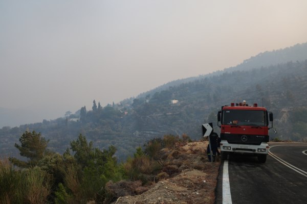 Φωτιά στην Ερμιόνη Αργολίδας – Επιχειρούν εναέρια