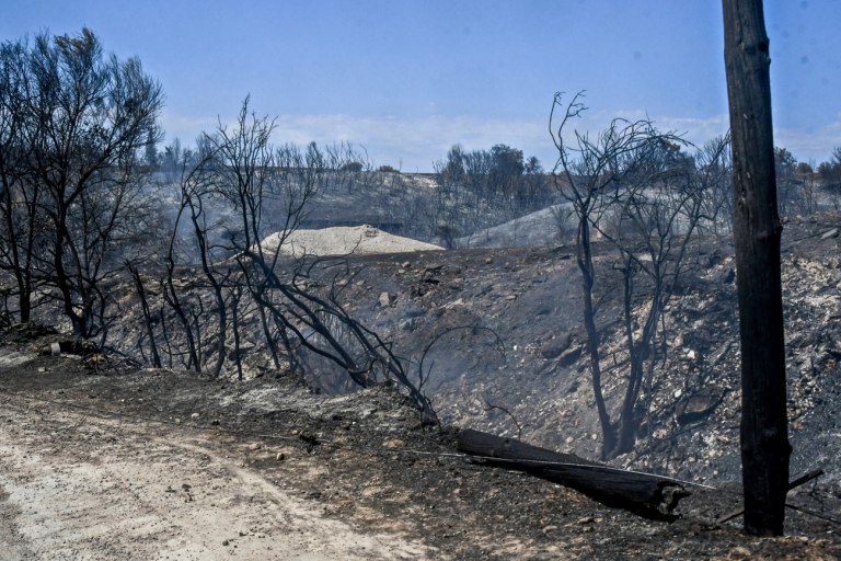 Βελτιωμένη η εικόνα στα πύρινα μέτωπα – Μάχη με διάσπαρτες εστίες στη Χίο