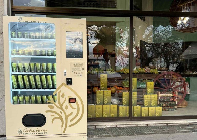 Greece Joins Med Trend as Greek Olive Oil Hits Vending Machines