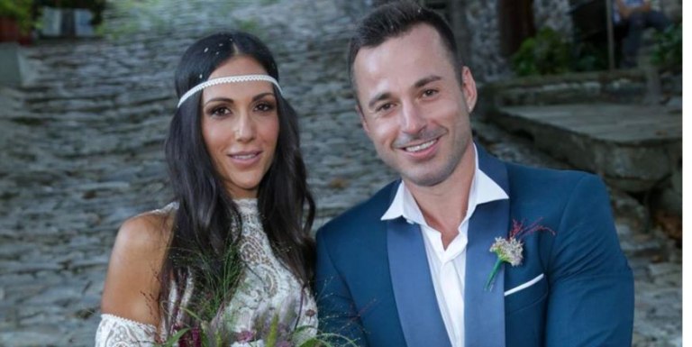 Ανθή Βούλγαρη – Κώστας Κωνσταντινίδης: Βάφτισαν τον γιο τους στο Πήλιο