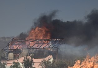 Νεκρός στη φωτιά στην Κερατέα