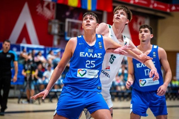 Λιθουανία – Ελλάδα 90-60: Βαριά ήττα για την Εθνική Εφήβων
