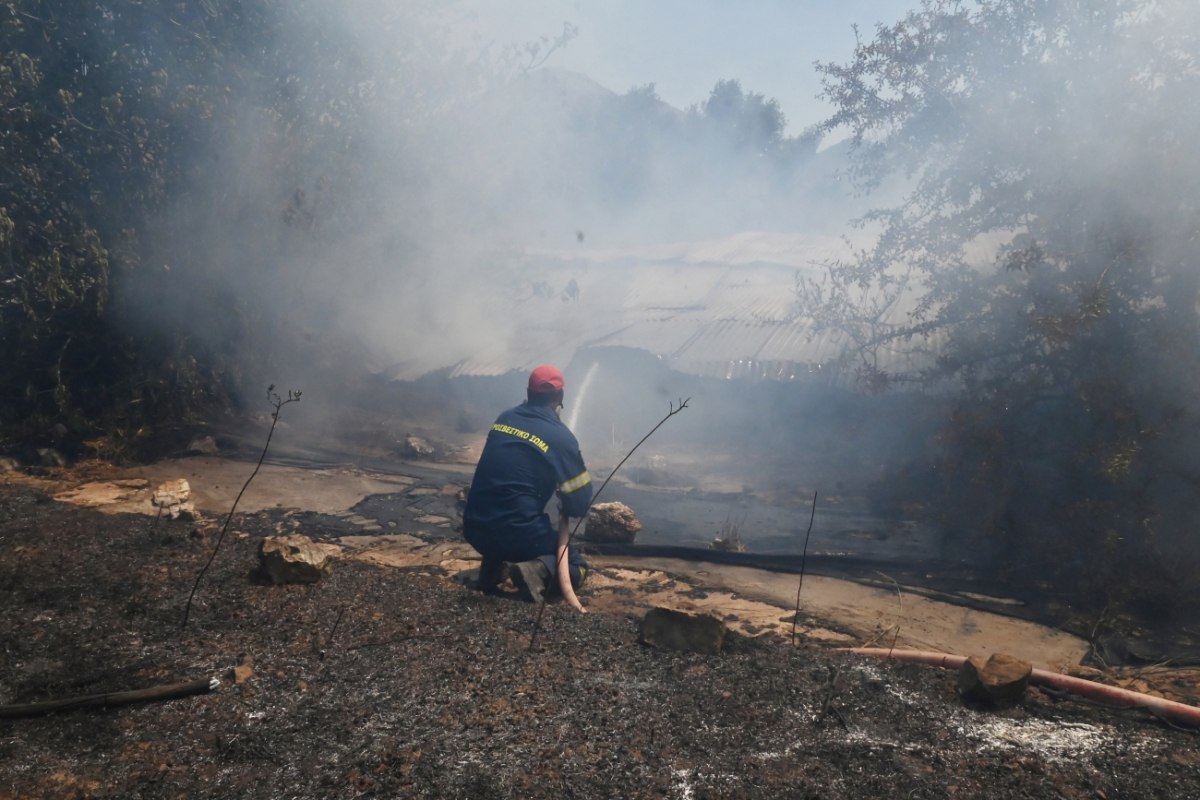 Φωτιά στους Φιλιάτες Θεσπρωτίας – Μήνυμα του 112