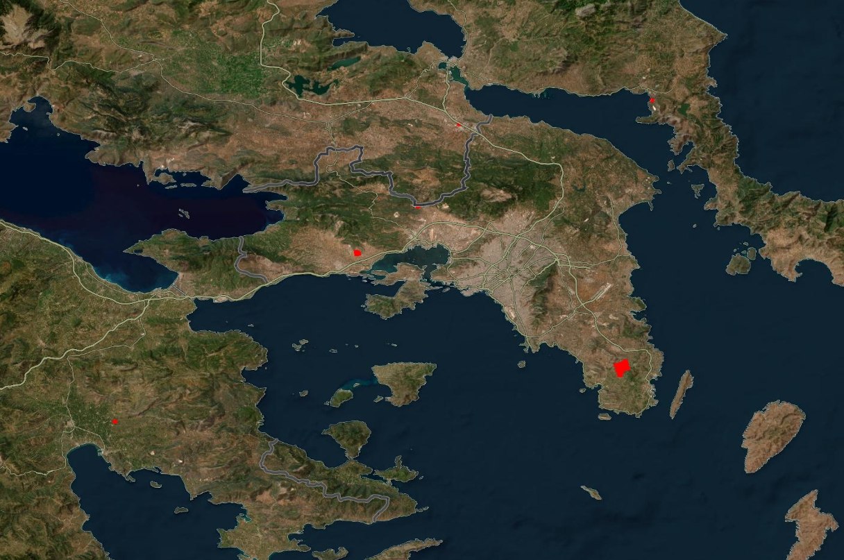 Πού έχει φωτιά τώρα – Live χάρτης με τα πύρινα μέτωπα στην Ελλάδα