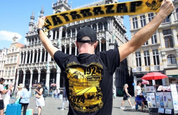 Ένταση στις Βρυξέλλες μεταξύ οπαδών της ΑΕΚ και της Αστυνομίας