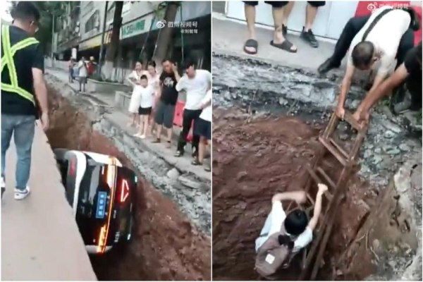 Ρομποτικό ταξί στην Κίνα έπεσε σε χαντάκι – Ανησυχία για την ασφάλεια των αυτόνομων οχημάτων