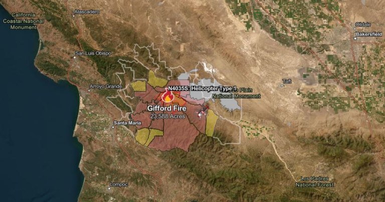 ΗΠΑ: Η πυρκαγιά Γκίφορντ στην Καλιφόρνια εξαπλώνεται με ταχύτητα προς την… κάμερα [βίντεο]