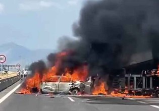 Ξάνθη: Είχαν σταματήσει για τα διόδια τα δύο ΙΧ που παρέσυρε το φορτηγό – Πώς συνέβη το φριχτό τροχαίο στην Εγνατία Οδό