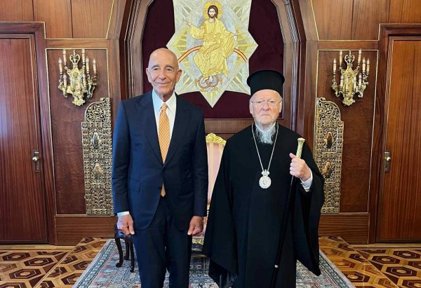 Κωνσταντινούπολη: Συνάντηση Πατριάρχη Βαρθολομαίου με τον πρεσβευτή των ΗΠΑ