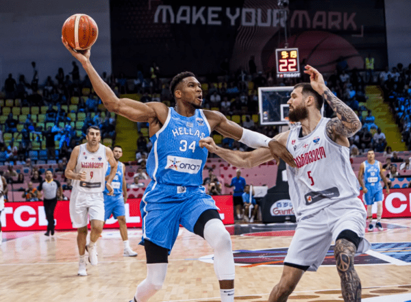 Απίθανη φάση με Σλούκα και Αντετοκούνμπο για την Εθνική (vid)