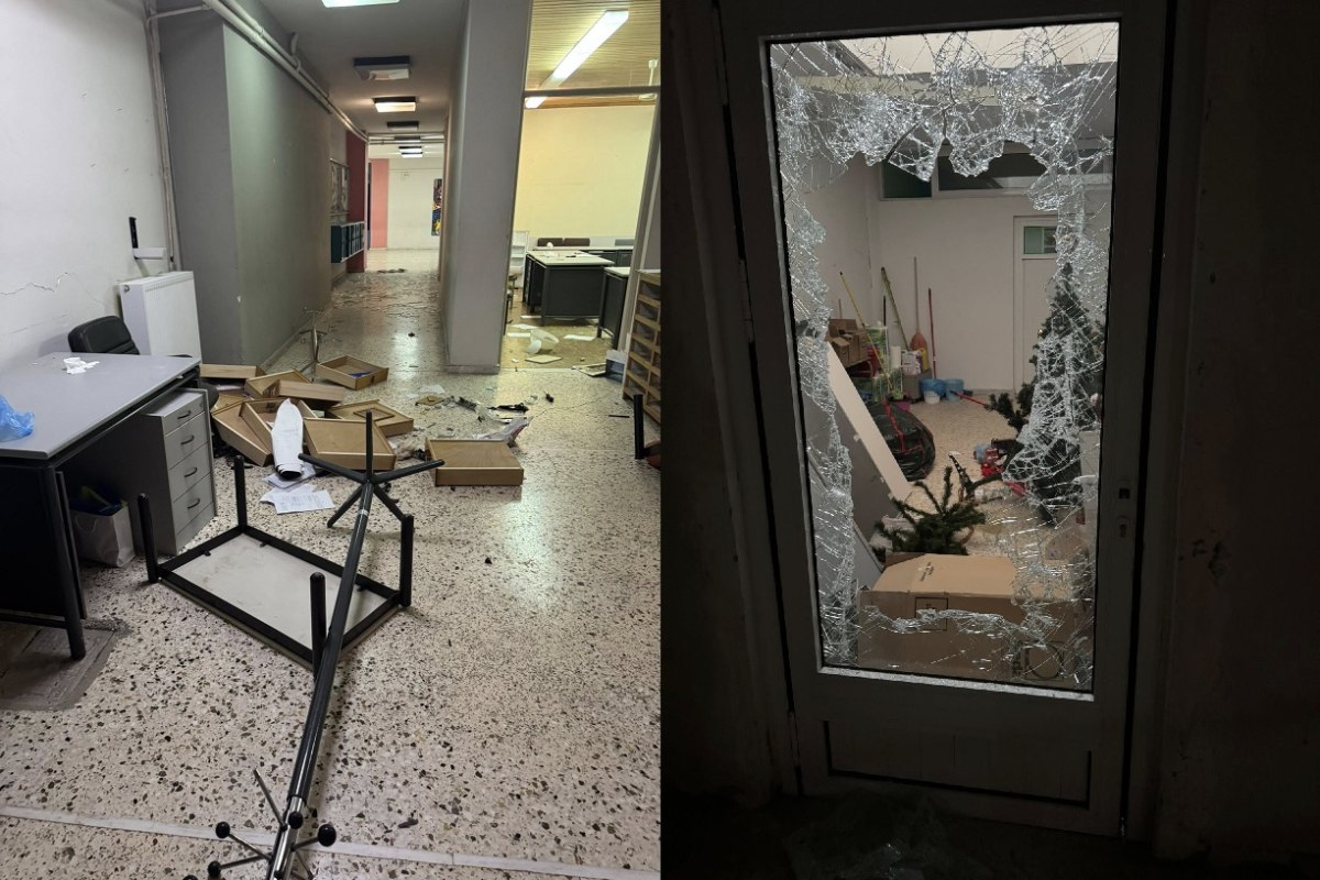 Συνελήφθησαν 4 ανήλικοι για βανδαλισμούς και κλοπές στο Γυμνάσιο Ιτέας