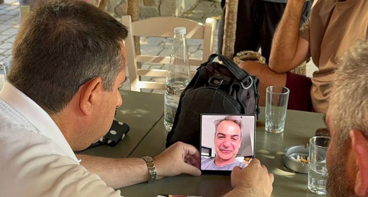 Βιντεοκλήση Μηταράκη σε Μητσοτάκη από τη Βολισσό – Γελάνε πλέον μαζί τους στα καφενεία, «κυβέρνηση ανίκανων και διεφθαρμένων»