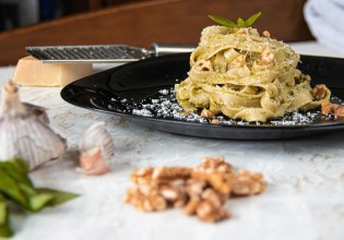 Συνταγή: Ταλιατέλες με φασολάκια και πέστο