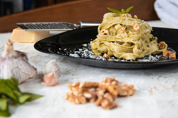 Συνταγή: Ταλιατέλες με φασολάκια και πέστο