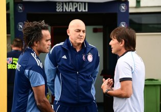 Ολυμπιακός: Καρεμπέ και Κοβάτσεβιτς τα είπαν με τον Κόντε (pic)