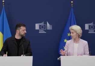 Οι Ευρωπαίοι ηγέτες συνασπίζονται γύρω από τον Βολοντίμιρ Ζελένσκι και τον συνοδεύουν στον Λευκό Οίκο