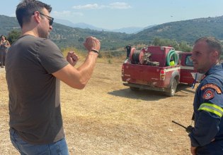 Στην Πάτρα ο Κασσελάκης, στον απόηχο των καταστροφικών πυρκαγιών – Συναντήσεις με φορείς