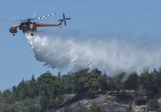 Συναγερμός για φωτιά στην Εύβοια – Στη μάχη και 6 εναέρια μέσα
