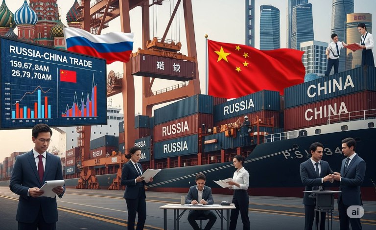 Σε ύφεση το εμπόριο μεταξύ Κίνας και Ρωσίας  