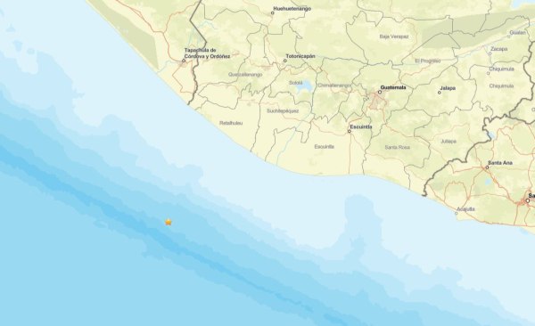 Γουατεμάλα: Σεισμός 5.9 Ρίχτερ ανοιχτά της χώρας