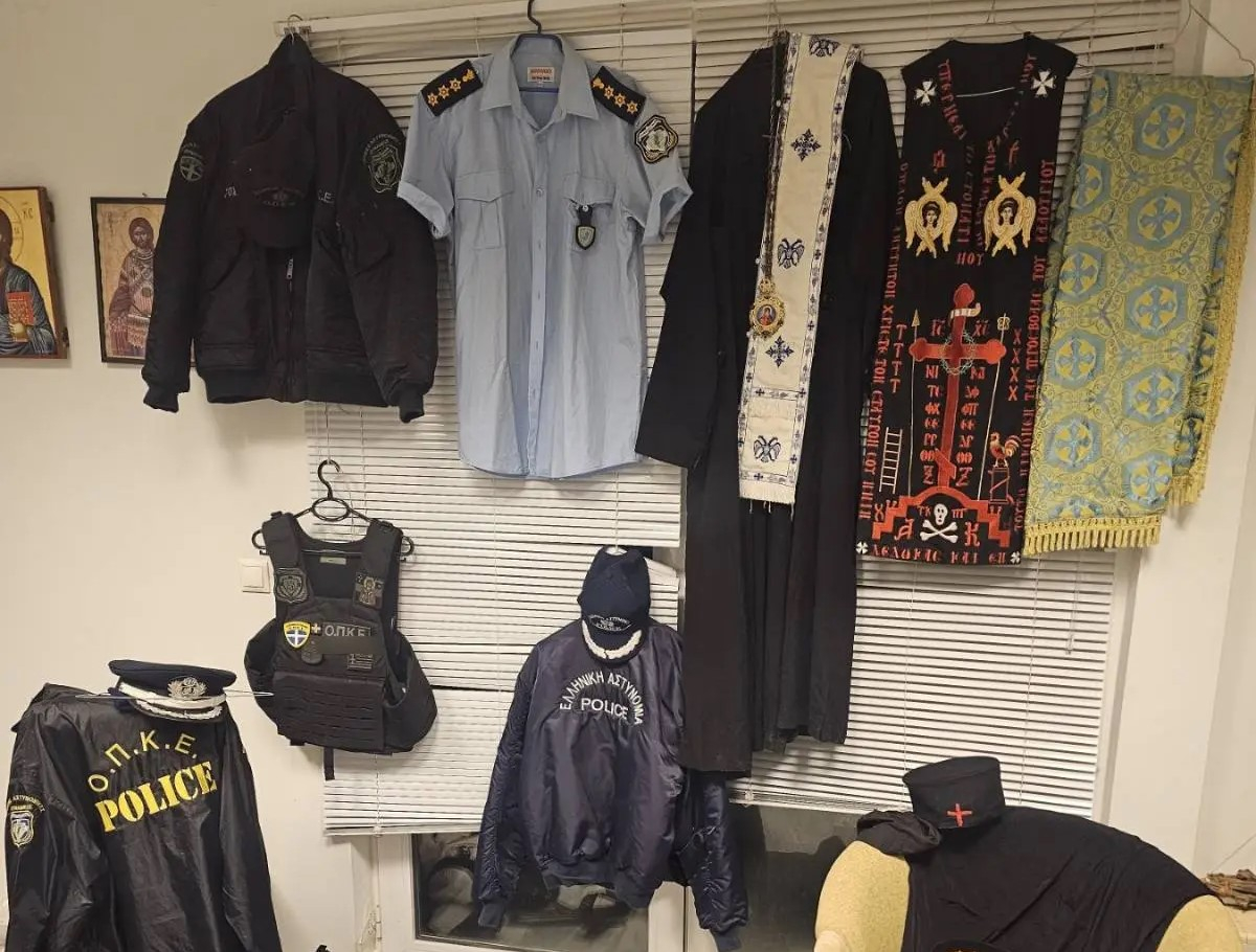 Χανιά: Συνελήφθη 53χρονος που παρίστανε τον αστυνομικό και τον ιερέα – Φορούσε ράσα και ολόκληρη αστυνομική στολή