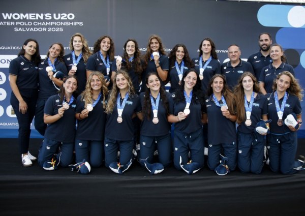 Xάλκινη στο Παγκόσμιο η Εθνική Ομάδα Νέων Γυναικών στο καλοκαίρι του ελληνικού πόλο